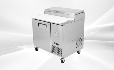 NSF Pizza Prep Table Stainless Refrigerator KBR-44