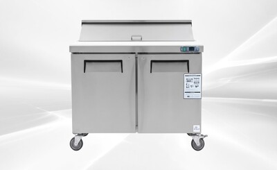 NSF Sandwich Prep Table 48 inches Refrigerator KSR-48B1