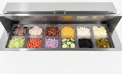 NSF Sandwich Prep Table 48 inches Refrigerator KSR-48B1