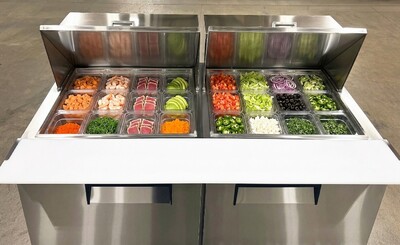 NSF Sandwich Prep Table 60 inches Refrigerator Mega KSR-60BM1