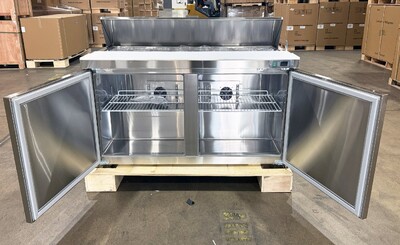 NSF Sandwich Prep Table 60 inches Refrigerator KSR-60B1