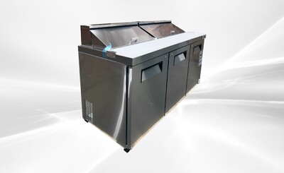 NSF Sandwich Prep Table 72 inches Refrigerator KSR-72B1