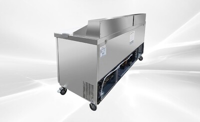 NSF Sandwich Prep Table 72 inches Refrigerator KSR-72B1