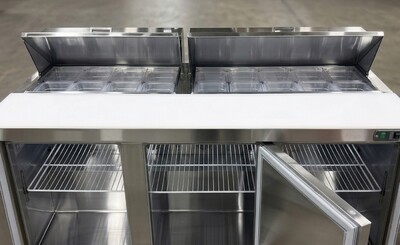 NSF Sandwich Prep Table 72 inches Refrigerator KSR-72B1