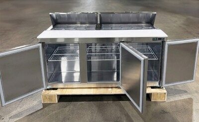 NSF Sandwich Prep Table 72 inches Refrigerator KSR-72B1