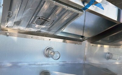 NSF Restaurant Exhaust Double-Sided Hood china Made per ft