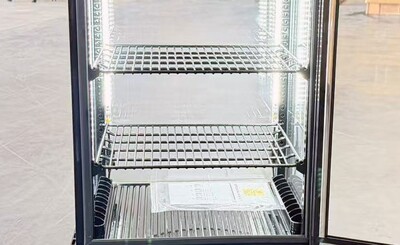 NSF Square 4 Sided Glass Refrigerator Display case Bakery CL-78