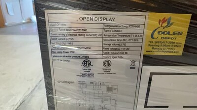 Clearance 48 in Vertical Open Air Display 103438/28871L0107