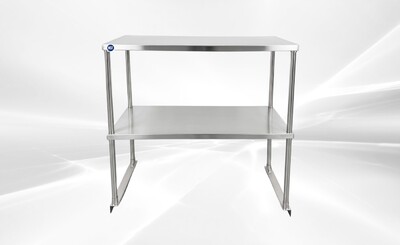 NSF 30 ins Stainless S Table Double Deck Overshelf HN-OSD-1230
