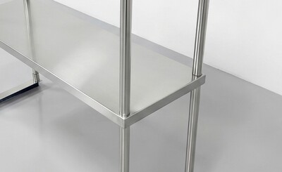 NSF 30 ins Stainless S Table Double Deck Overshelf HN-OSD-1230