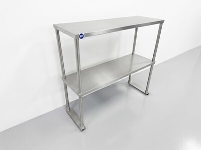 NSF 30 ins Stainless S Table Double Deck Overshelf HN-OSD-1230