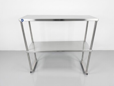 NSF 30 ins Stainless S Table Double Deck Overshelf HN-OSD-1230