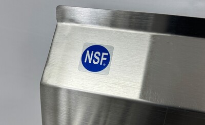 79 ins Stainless Steel 3 Compartment Sink NSF HN-C3T151512-17LR