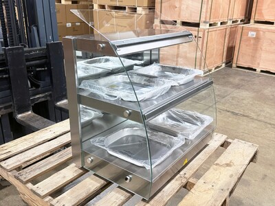 NSF Warmer Countertop Display Cabinet Show Case HW-2D-2