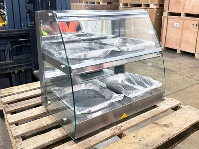 NSF Warmer Countertop Display Cabinet Show Case HW-2D-2