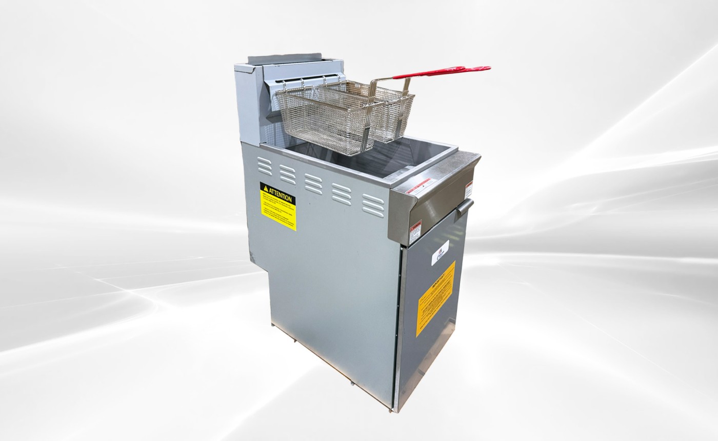 Open Pot NSF 40lbs Natural Gas  Fryer HFRF-120B-K-NG