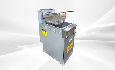 Open Pot NSF 40lbs Natural Gas  Fryer HFRF-120B-K-NG