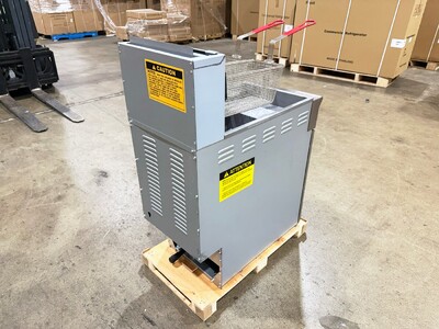 Open Pot NSF 40lbs Natural Gas  Fryer HFRF-120B-K-NG