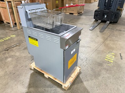 Open Pot NSF 40lbs Natural Gas  Fryer HFRF-120B-K-NG