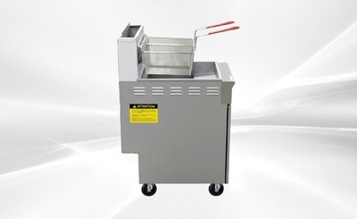 Open Pot NSF 50lbs Natural Gas  Fryer HFRF-150B-K-NG