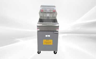 Open Pot NSF 50lbs LP Gas Open Pot Fryer HFRF-150B-K-LPG