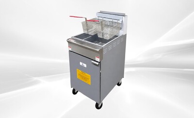 Open Pot NSF 50lbs LP Gas Open Pot Fryer HFRF-150B-K-LPG