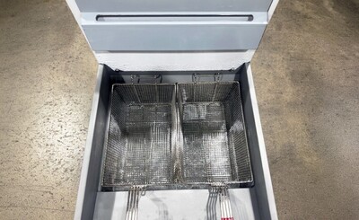 Open Pot NSF 50lbs LP Gas Open Pot Fryer HFRF-150B-K-LPG