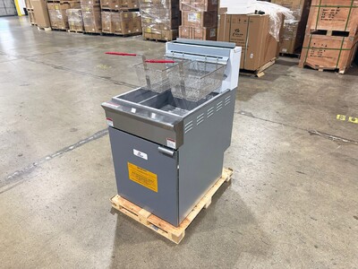 Open Pot NSF 50lbs LP Gas Open Pot Fryer HFRF-150B-K-LPG