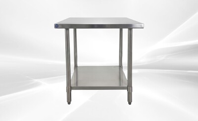 30W x 24D x34H All Stainless Steel Table NSF  HN-WT-2430-SB