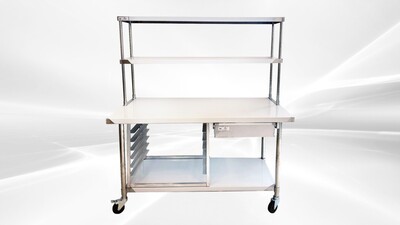 72 inches Prepare Workbench Stainless Steel Table SSPW72