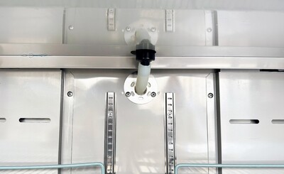 NSF Two Glass Door Top Mount Refrigerator Cooler E60ARG