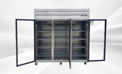 NSF Merchandiser Three Door Top Mount Refrigerator E90ARG