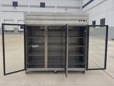 NSF Merchandiser Three Door Top Mount Refrigerator E90ARG