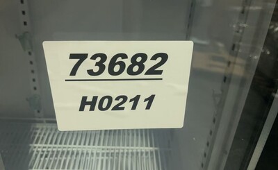 Clearance NSF 60 ins Glass Door Cooler Refrigerator 73682H0221