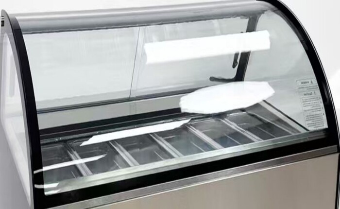 [Parts] DW-6R Ice Cream Cabinet Front Curved Glass