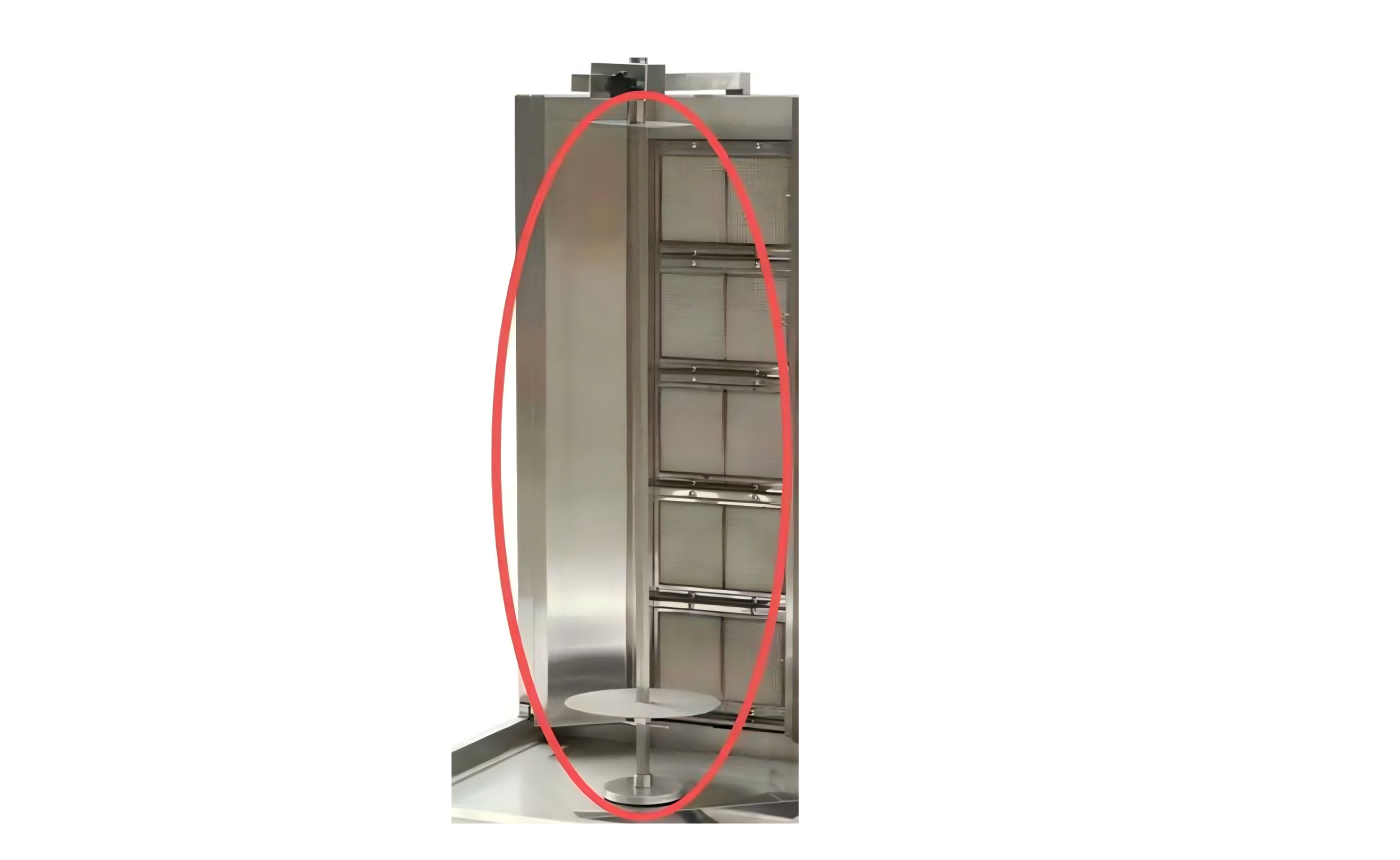 [Parts] KB-4 Shawarma Machine A Set Of Skewer with plates