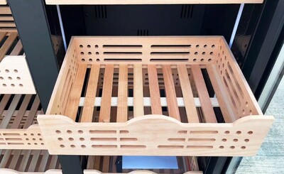 480L Double-Door Cigar Cooler Humidor BX-680 Thin