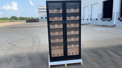 480L Double-Door Cigar Cooler Humidor BX-680 Thin