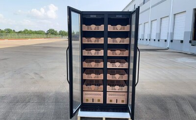 660L Double-Door Cigar Cooler Humidor BX-680 Thick