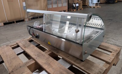 Clearance Heated Display Case 3 pan hot food 54654L0411