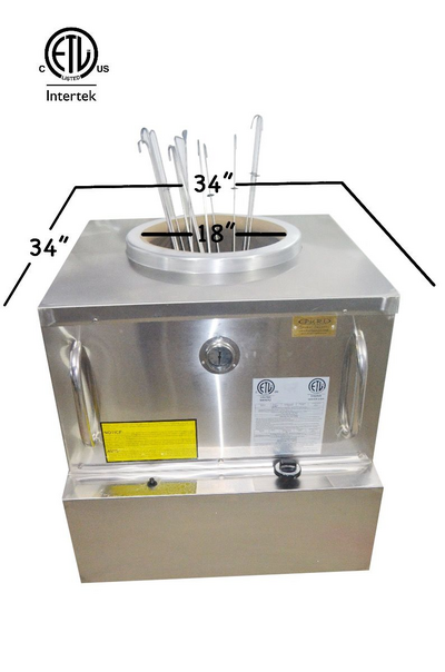 NSF 34 inches Restaurant Gas Tandoor Oven clay tandoori TAN34