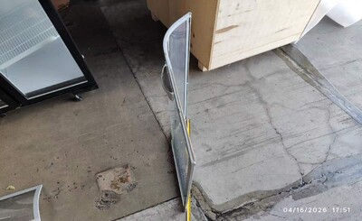 [Parts]SDSC700 Supermarket Grocery Freezer Left Glass Door