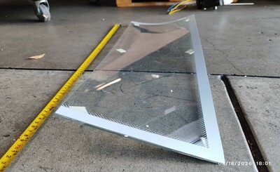[Parts]SDSC600 Supermarket Grocery Freezer Left Glass Door