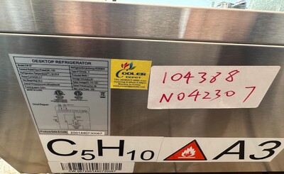 Clearance 32 ins Counter top Sandwich Prep Table 104388N042307