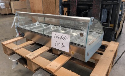 Clearance Food Warmer Case 6 pan hot food display 104634L0430
