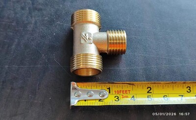 [Parts] Water Heater 1/2 in 3-way Male External Thread Connector