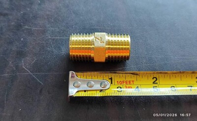 [Parts] Water Heater 1/2 in 2-way male external thread connector
