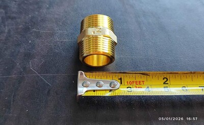 [Parts] Water Heater 1/2 in 2-way male external thread connector
