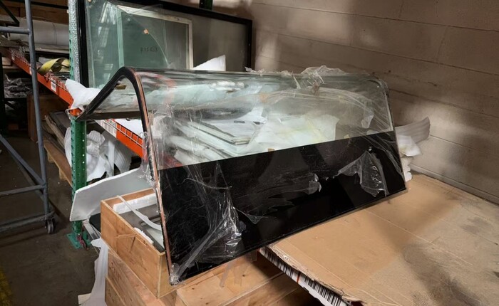 [Parts] ST540ARefrigerated Cake Display Cabinet Curved Glass