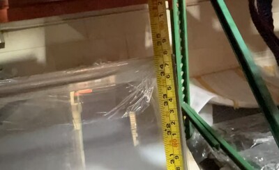 [Parts] Chest Glass door Freezer Glass door 34.5*23.5 Ins